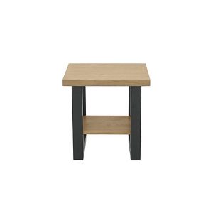 Earth Lamp Table with Shelf | Bed Sava