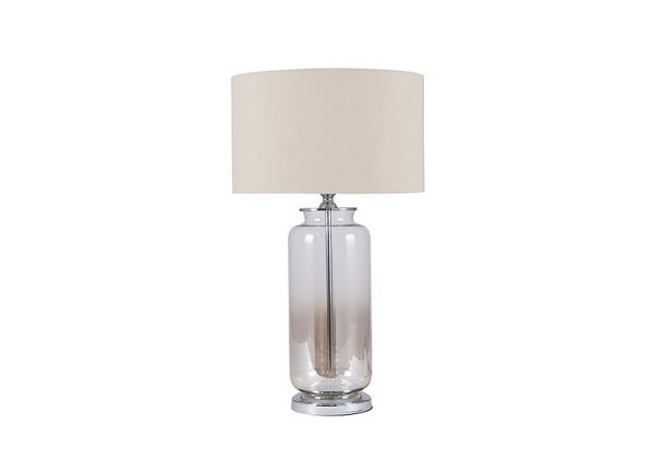Lustre Ombre Glass Table Lamp  Clear | Bed Sava