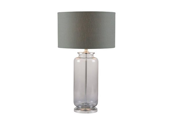 Grey Ombre Glass Table Lamp | Bed Sava
