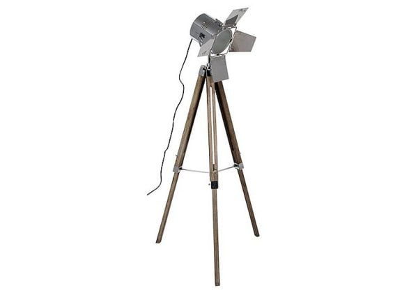 Wooden Tripod Film Floor Lamp | Bed Sava