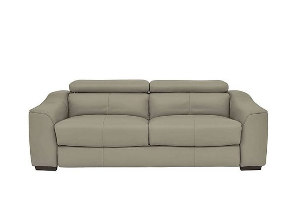 Elixir 3 Seater BV Leather Sofa Bed  BV Taupe | Bed Sava