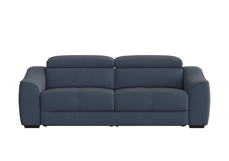 Elixir 3 Seater BV Leather Sofa Bed - BV Ocean Blue