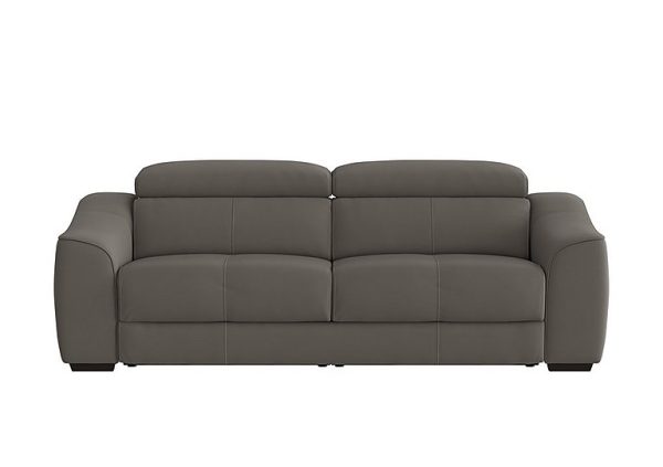 Elixir 3 Seater NC Leather Sofa Bed  NC Elephant | Bed Sava