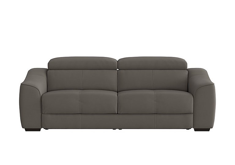 Elixir 3 Seater NC Leather Sofa Bed - NC Elephant