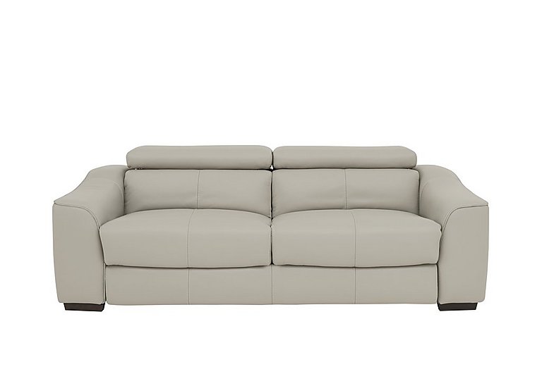 Elixir 3 Seater NC Leather Sofa Bed - Feather