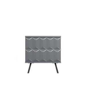 Alpha Lamp Table with SMART LED Lighting  Grey | Bed Sava