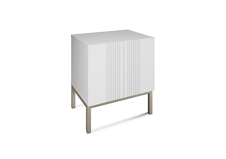 Delta Lamp Table with Smart LED Lighting - White