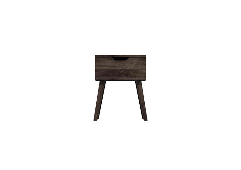 London Bedrooms - Finchley Lamp Table - Dark Oak