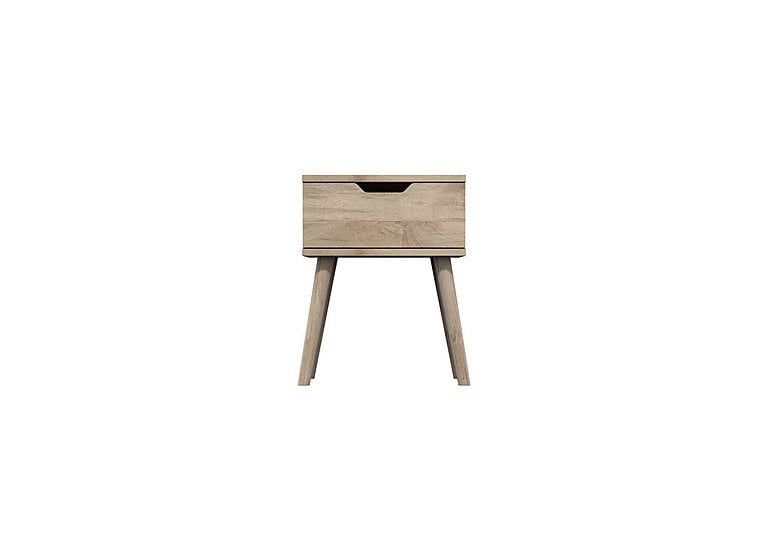 London Bedrooms - Finchley Lamp Table - Italian Natural Oak