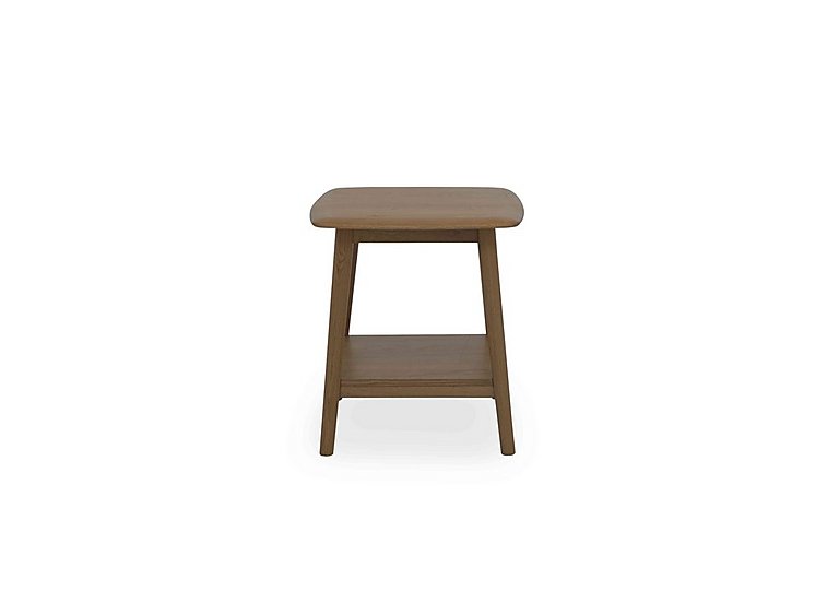 Stockholm Lamp Table - Dark Oak