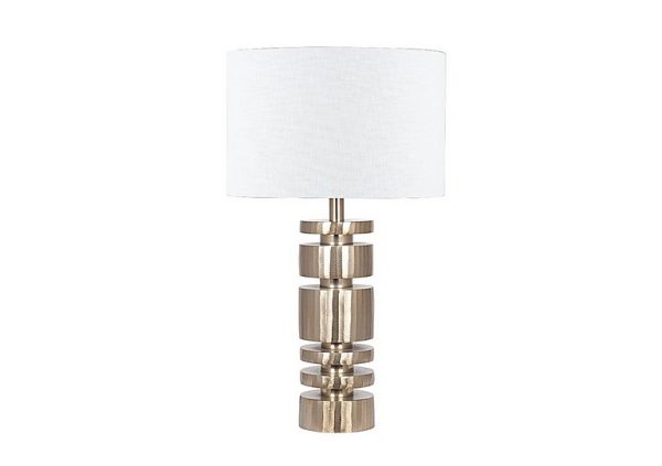 Elon Stacked Table Lamp  Champagne Gold | Bed Sava