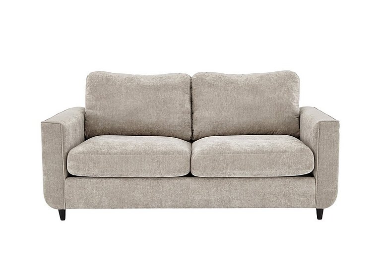 Esprit 3 Seater Fabric Sofa Bed - Silver