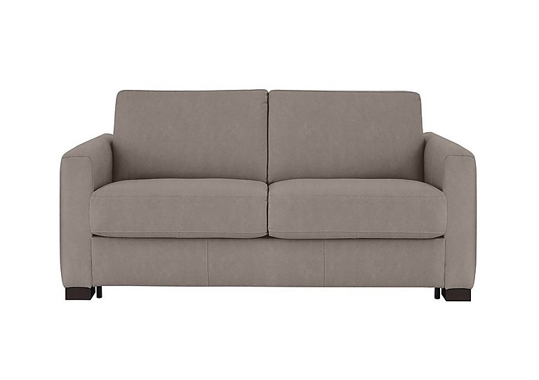 Nicoletti - Alcova 2 Seater Fabric Sofa Bed with Box Arms - Flambe Tortora