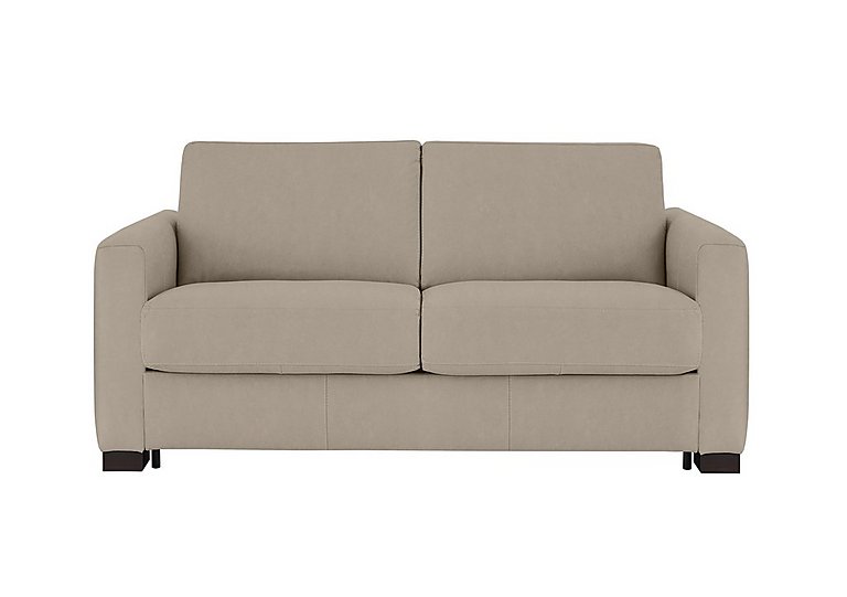 Nicoletti - Alcova 2 Seater Fabric Sofa Bed with Box Arms - Flambe Visone