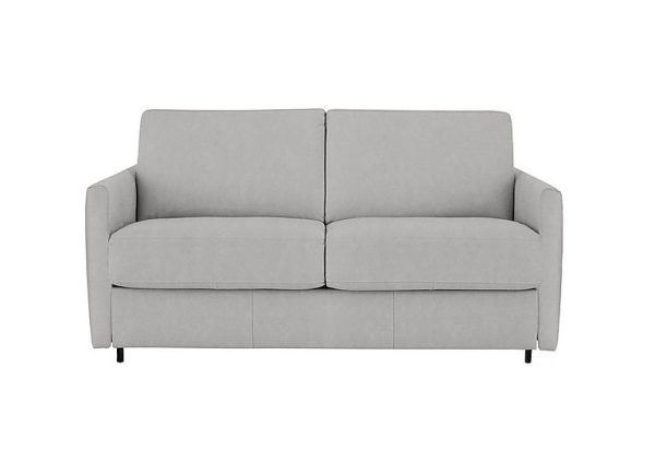 Nicoletti  Alcova 2 Seater Fabric Sofa Bed with Slim Arms  Flambe Ghiaccio | Bed Sava
