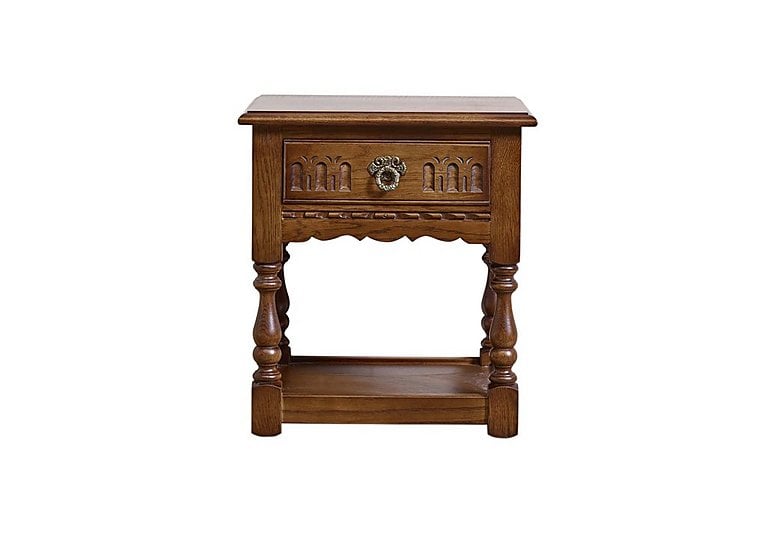 Old Charm Aldeburgh Lamp Table - Light Oak