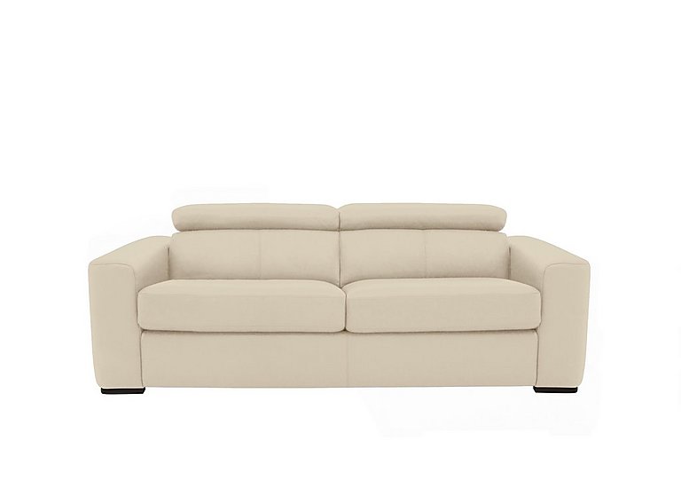 Infinity 3 Seater BV Leather Sofa Bed - BV Bisque