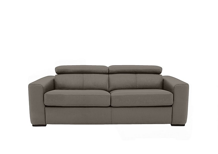 Infinity 3 Seater BV Leather Sofa Bed - BV Elephant
