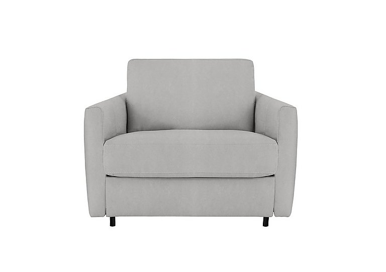 Nicoletti - Alcova Fabric Chair Sofa Bed with Slim Arms - Flambe Ghiaccio