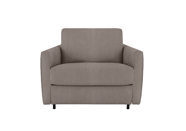 Nicoletti - Alcova Fabric Chair Sofa Bed with Slim Arms - Flambe Tortora
