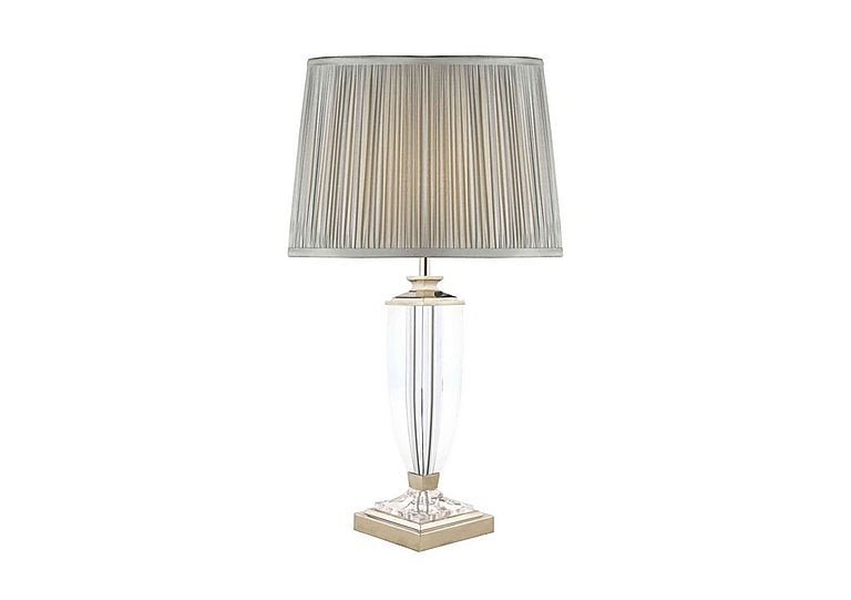 Laura Ashley - Carson Medium Table Lamp - Nickel