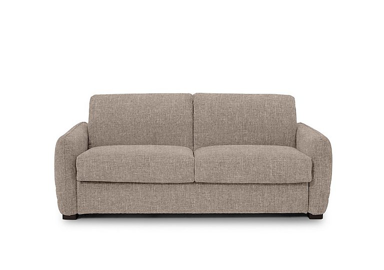 Jaxx Fabric Sofa Bed with Slim Arms - Khaki