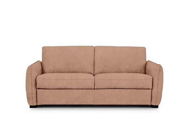 Jaxx Fabric Sofa Bed with Slim Arms  Dexter Sand | Bed Sava