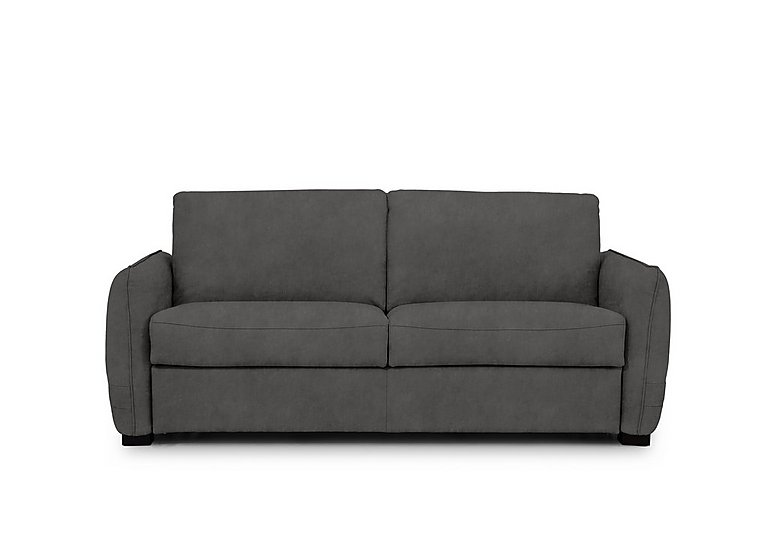 Jaxx Fabric Sofa Bed with Slim Arms - Dexter Shadow