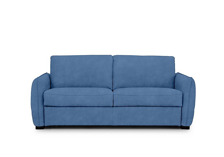 Jaxx Fabric Sofa Bed with Slim Arms - Dexter Wave