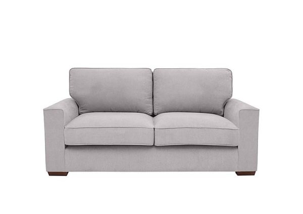 Cory 2 Seater Fabric Classic Back Sofa Bed  Cosmo Silver | Bed Sava