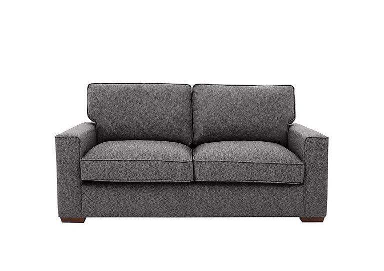 Cory 2 Seater Fabric Classic Back Sofa Bed - Dallas Charcoal
