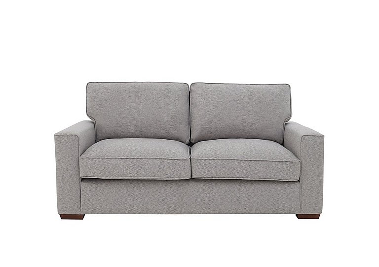 Cory 3 Seater Fabric Classic Back Sofa Bed - Dallas Silver