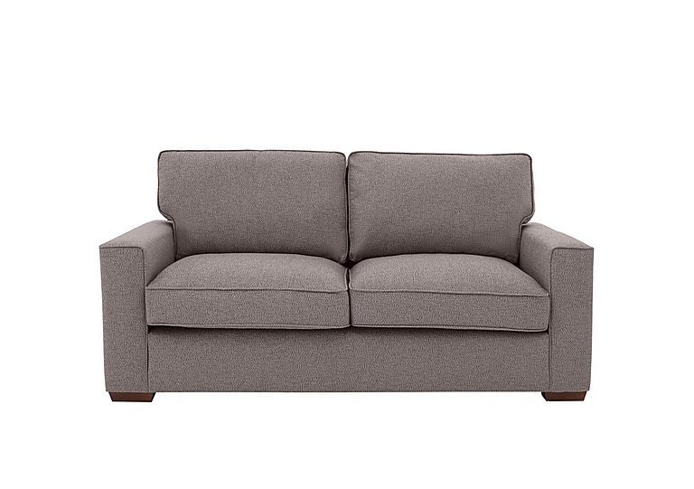 Cory 3 Seater Fabric Classic Back Sofa Bed - Dallas Taupe