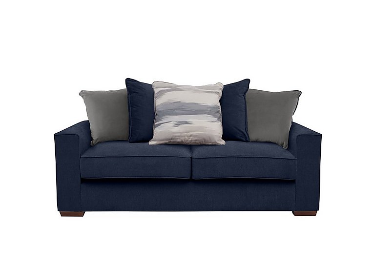 Cory 3 Seater Fabric Scatter Back Sofa Bed - Cosmo Navy & Slate Pack