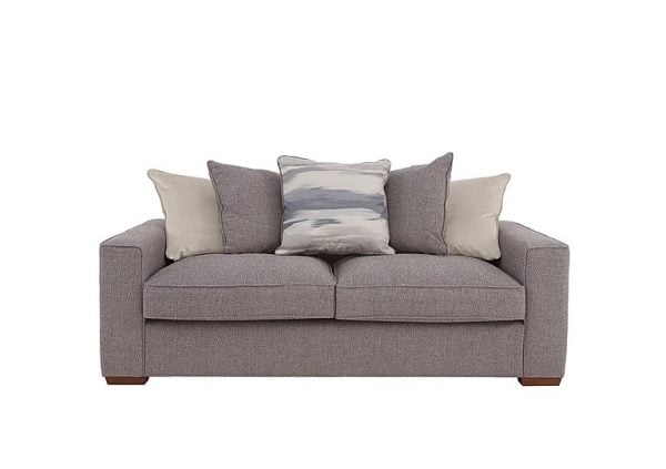 Cory 3 Seater Fabric Scatter Back Sofa Bed  Dallas Taupe  Taupe Pack | Bed Sava