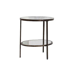 Adelyn Lamp Table  Bronze | Bed Sava