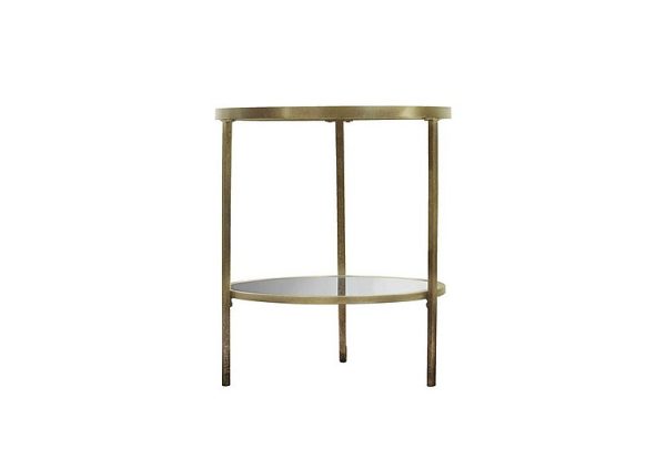 Adelyn Lamp Table  Champagne | Bed Sava