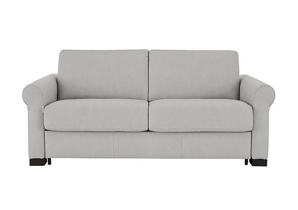 Nicoletti  Alcova 25 Seater Fabric Sofa Bed with Scroll Arms  Flambe Ghiaccio | Bed Sava