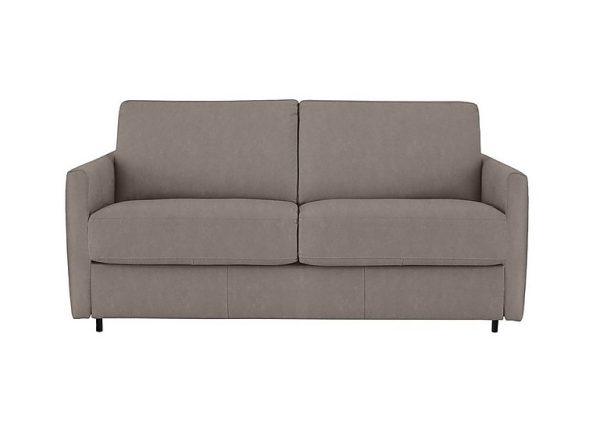 Nicoletti  Alcova 25 Seater Fabric Sofa Bed with Slim Arms  Flambe Tortora | Bed Sava
