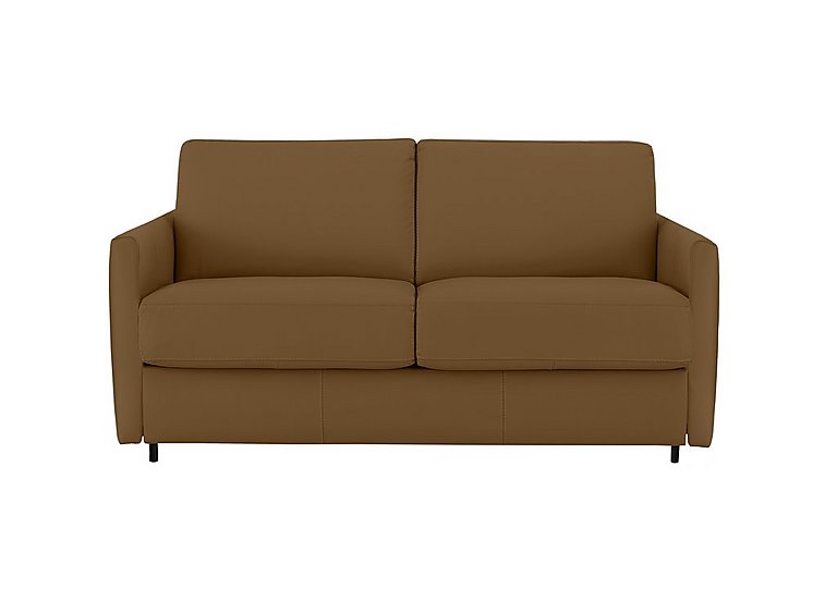 Nicoletti - Alcova 2 Seater Leather Sofa Bed with Slim Arms - Botero Cuoio