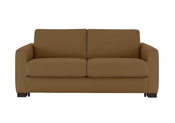 Nicoletti  Alcova 25 Seater Leather Sofa Bed with Box Arms  Botero Cuoio | Bed Sava