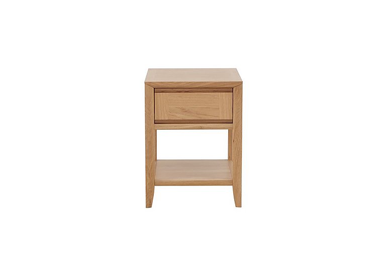 Duplex Lamp Table with Drawer - Oak