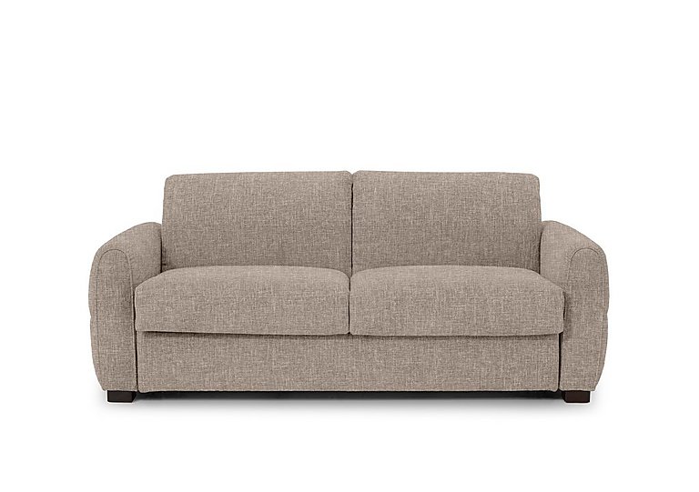 Jaxx Fabric Sofa Bed with Arch Arms - Khaki
