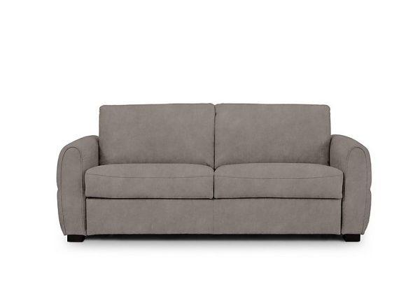 Jaxx Fabric Sofa Bed with Arch Arms  Dexter Mocha | Bed Sava