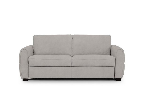 Jaxx Fabric Sofa Bed with Arch Arms  Dexter Stone | Bed Sava