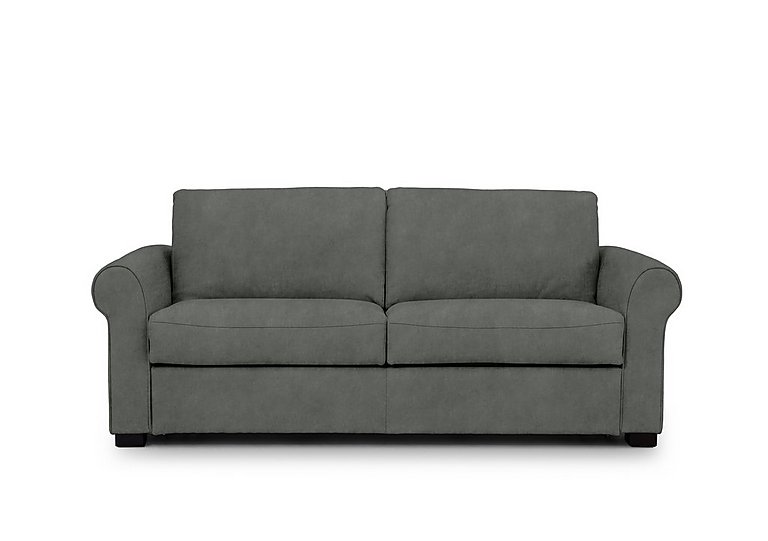 Jaxx Fabric Sofa Bed with Scroll Arms - Dexter Moss