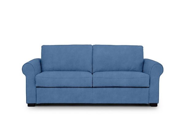 Jaxx Fabric Sofa Bed with Scroll Arms  Dexter Wave | Bed Sava