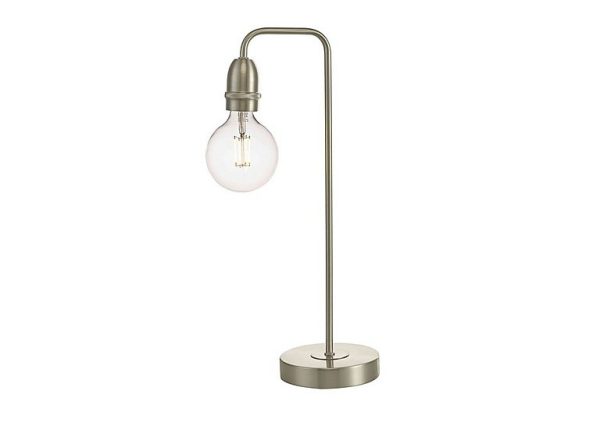 Kiefer Table Lamp  Satin Chrome | Bed Sava
