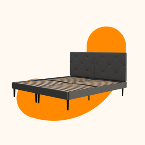 Emma Signature Bed 150×200  Dark Gray  No headboard  4 Drawers | Bed Sava