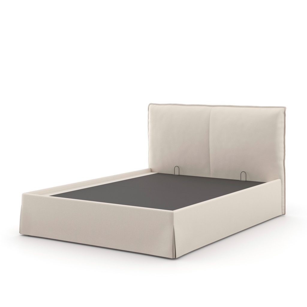 Orla Ottoman Bed  Box Set  Natural Super King | Bed Sava